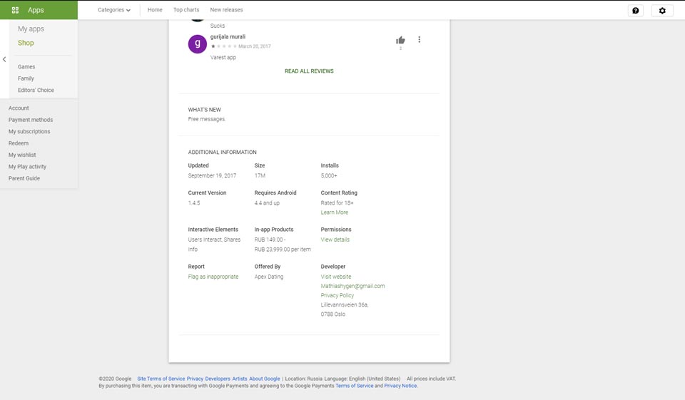 Website, App, Interface, Registration