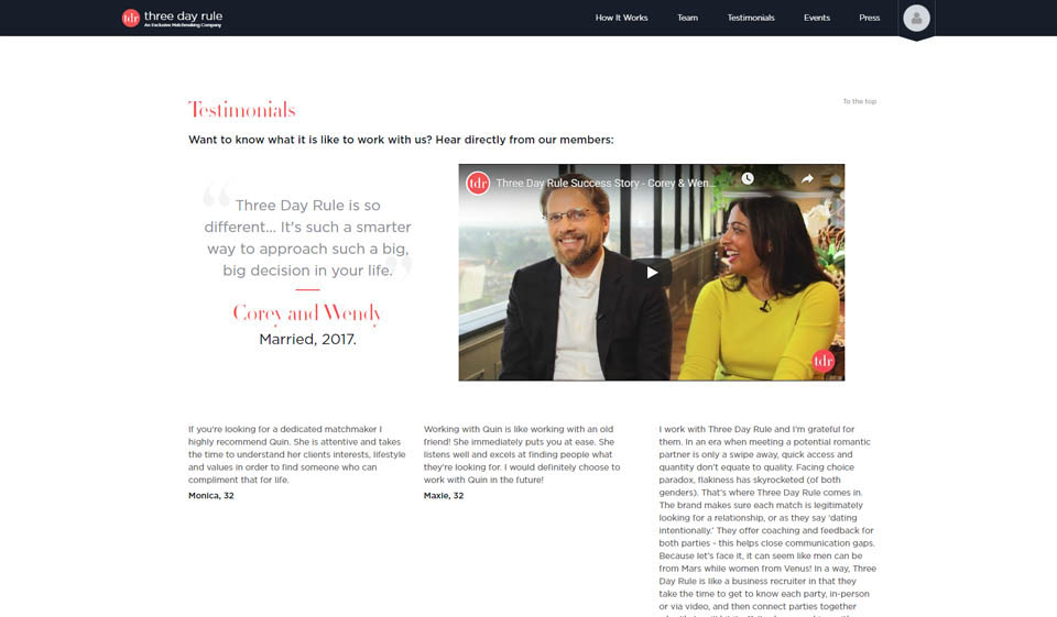 Révision des règles de trois jours 20