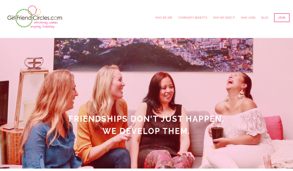 GirlFriendCircles (Android, iOS, Web)