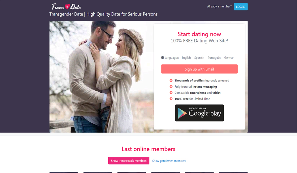 Trans4date(Web; Android)