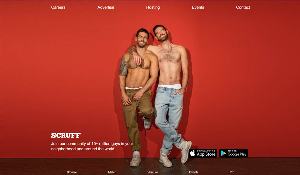 Scruff (An-droid; iOS): Discreet dating