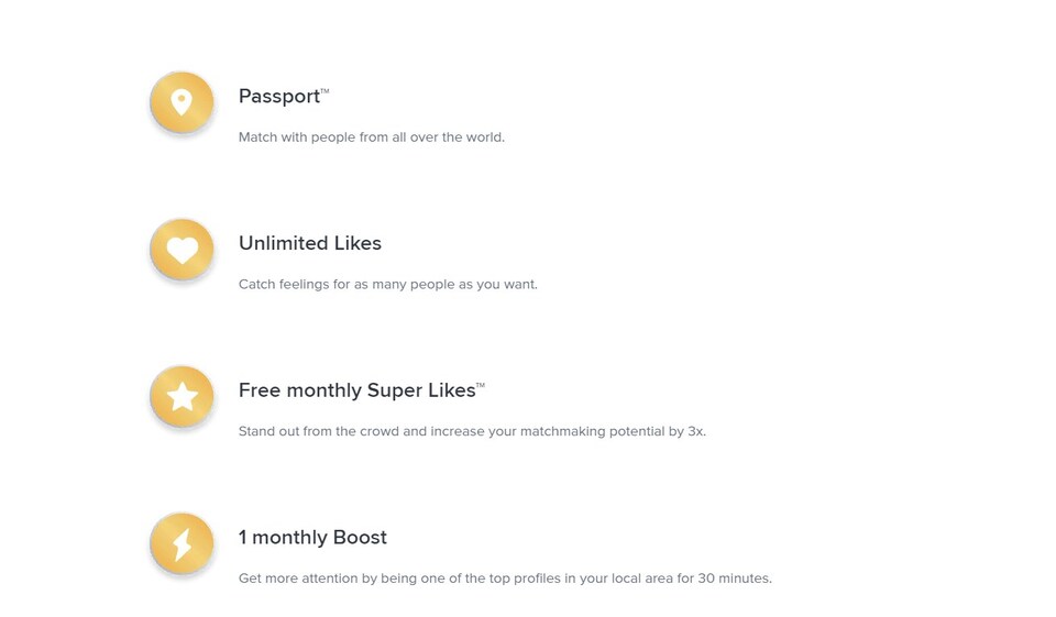 Difference in Tinder Gold Vs. Plus- Get More Matches on Tinder