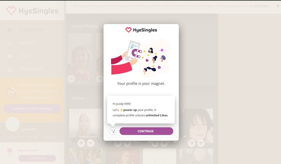 Website, App, Interface, Registration