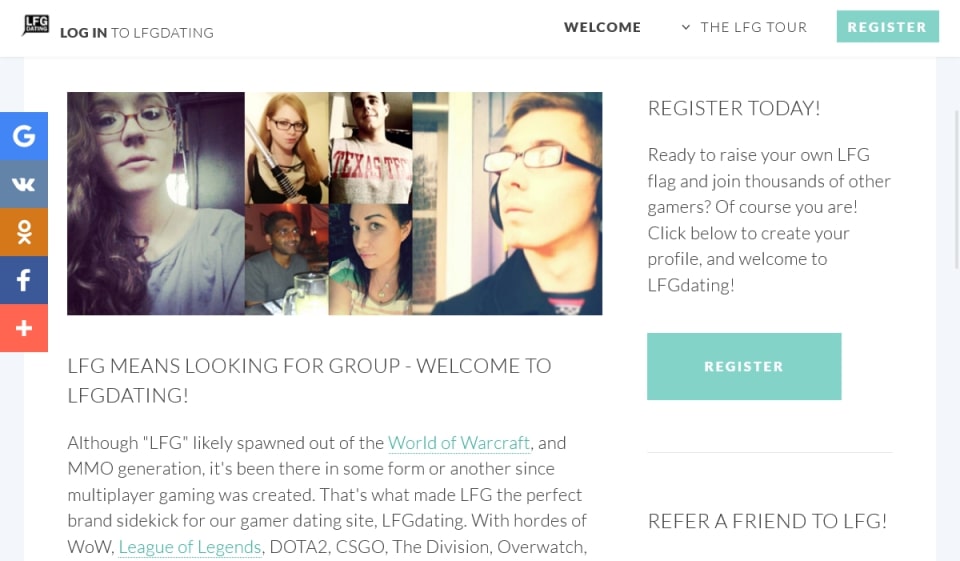 Reputation and history of LFGDating