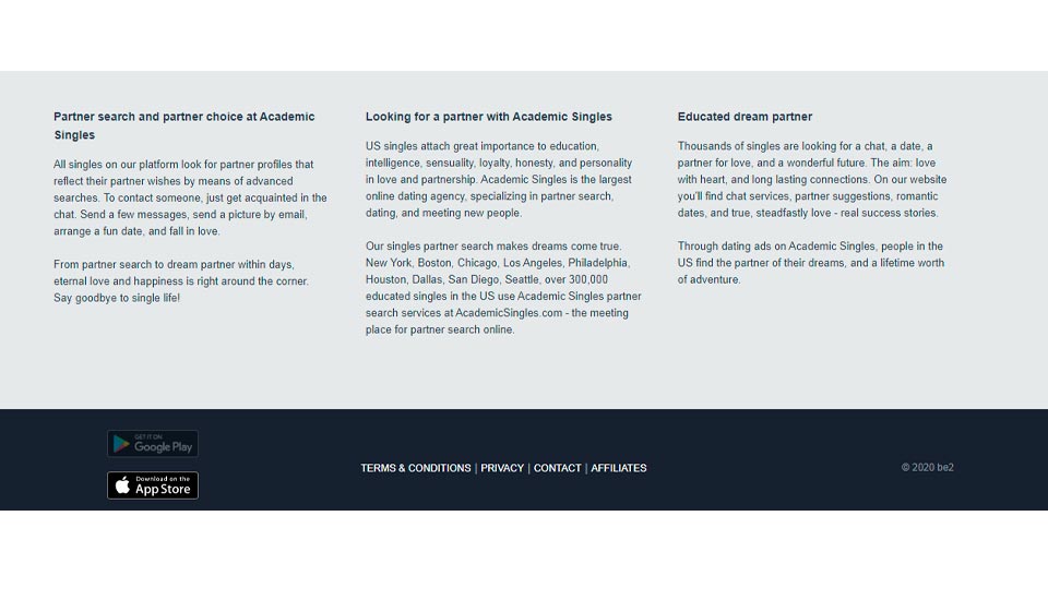 Reputation und Geschichte akademischer Singles