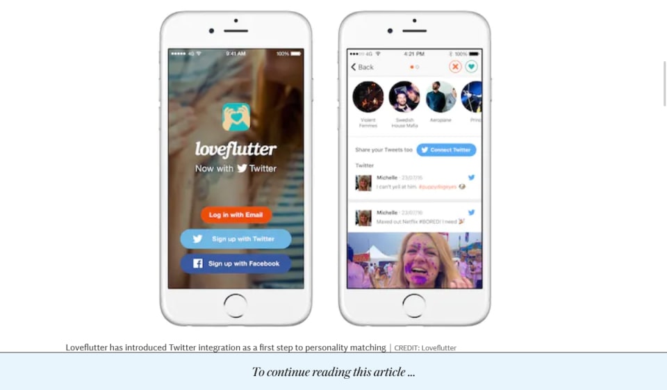 Reputación e historia de Loveflutter