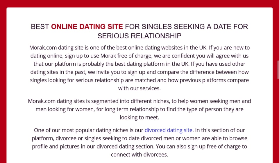 Alternativas a Morak