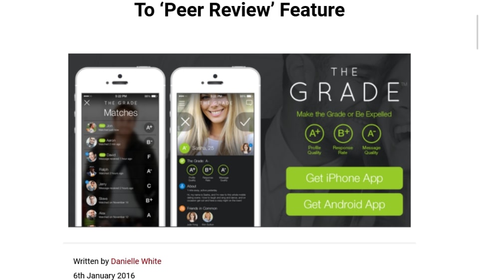 Reputation and History of The Grade