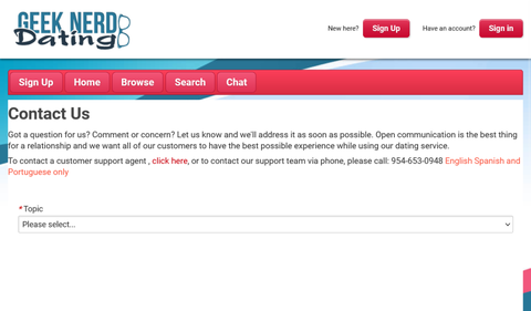 Website, App, interface, registration